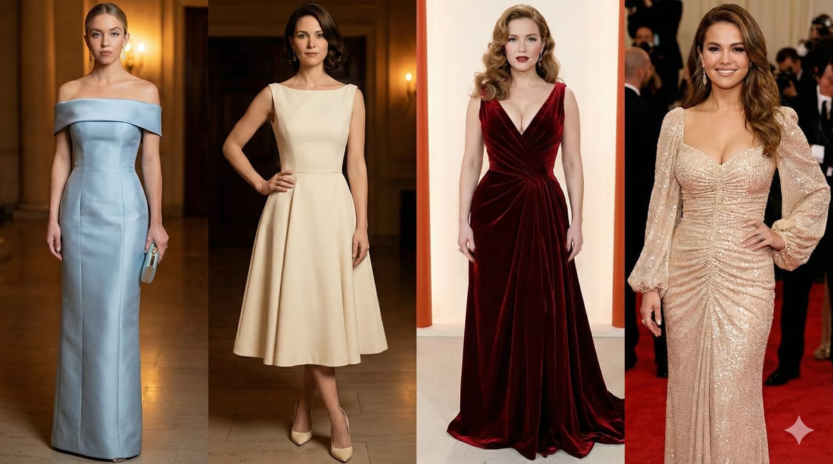 Soft Classic and Romantic celebrity collage
