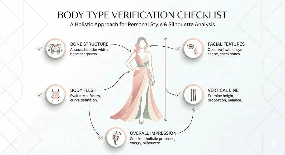 Kibbe body type verification checklist