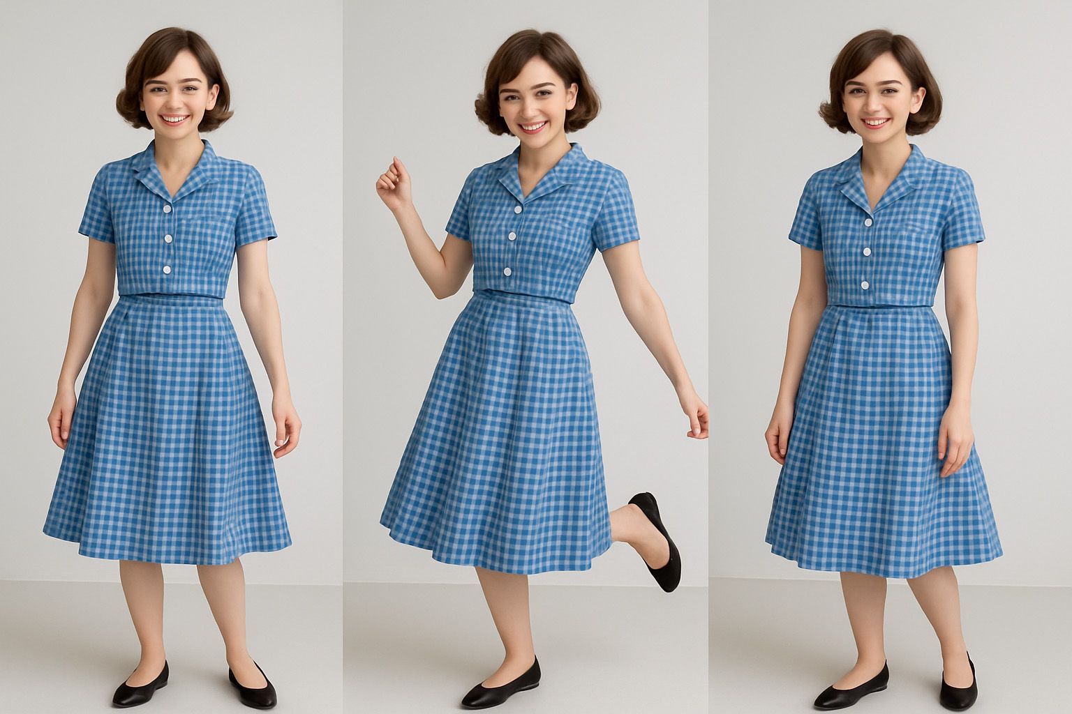 Soft Gamine lookbook outfit inspiration